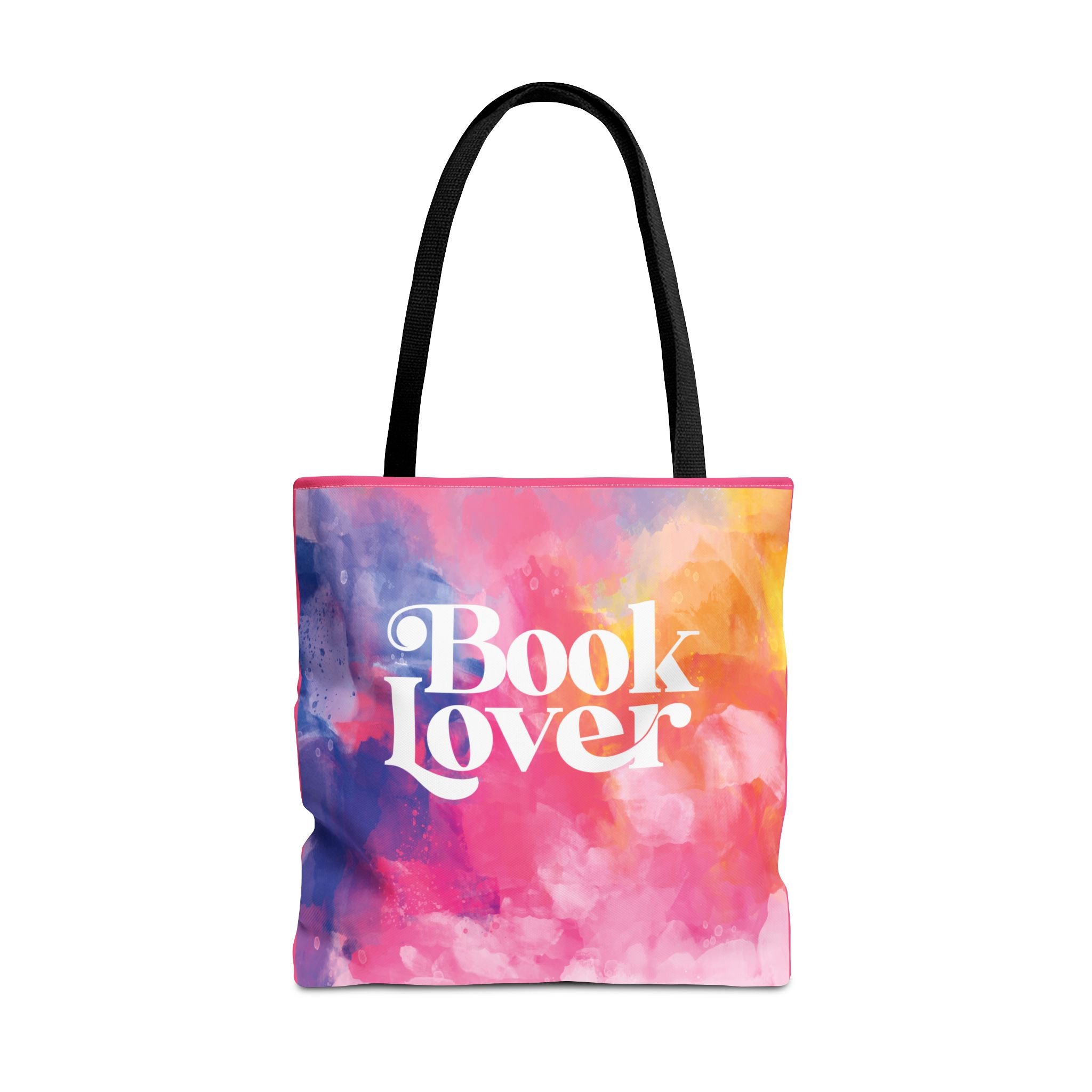 Book Lover Tote Bag — Colorful Watercolor Library Tote