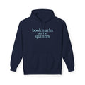 Bookmark Lovers Hoodie — "Bookmarks Are for Quiters" Funny Reading Sweatshirt