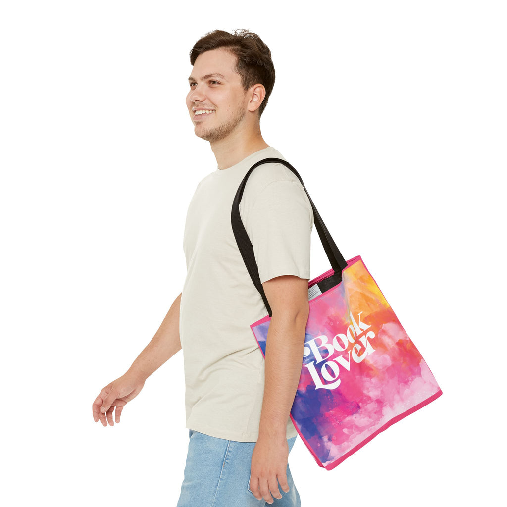 Book Lover Tote Bag — Colorful Watercolor Library Tote