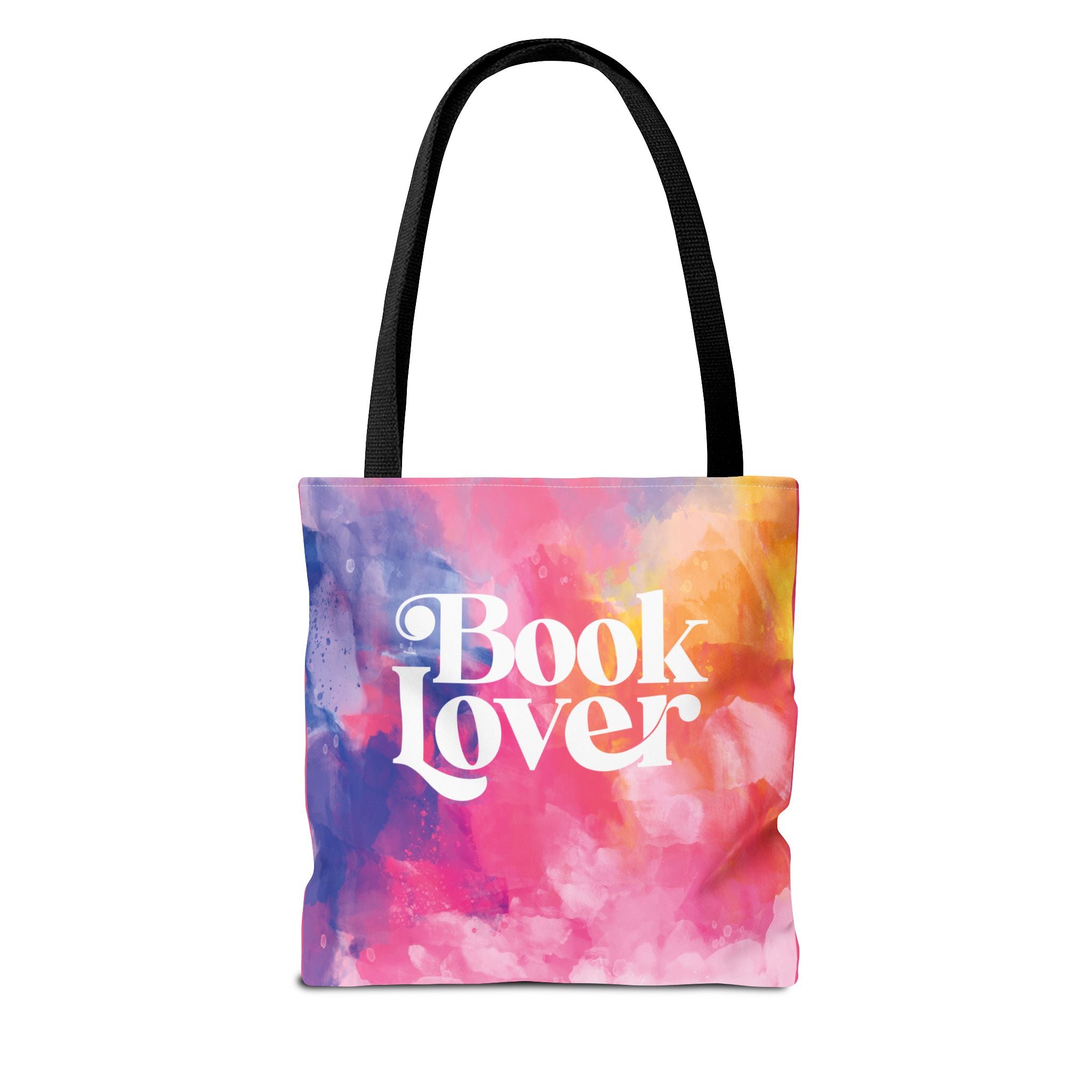 Book Lover Tote Bag — Colorful Watercolor Library Tote