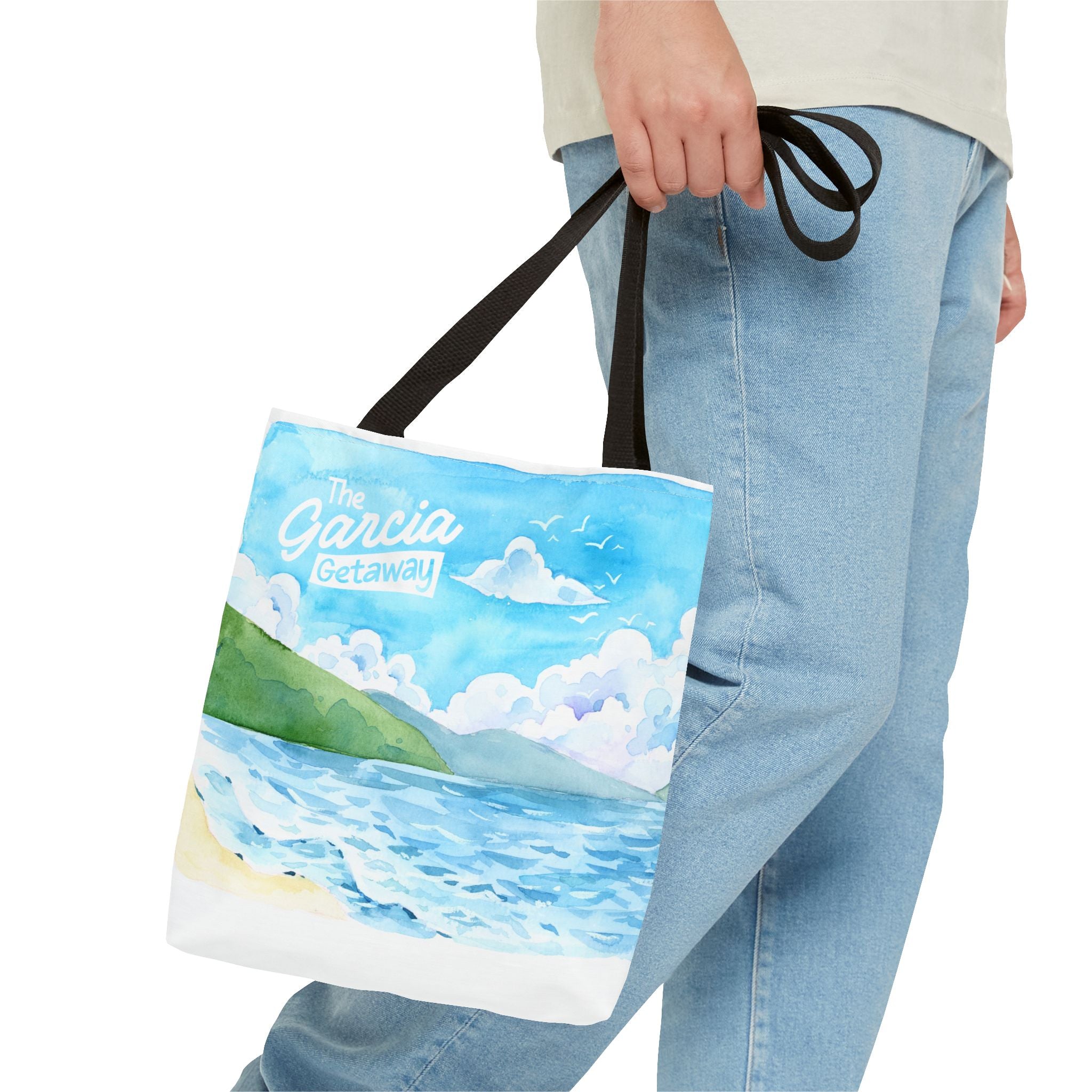 The Garcia Getaway Beachscape Canvas Tote Bag