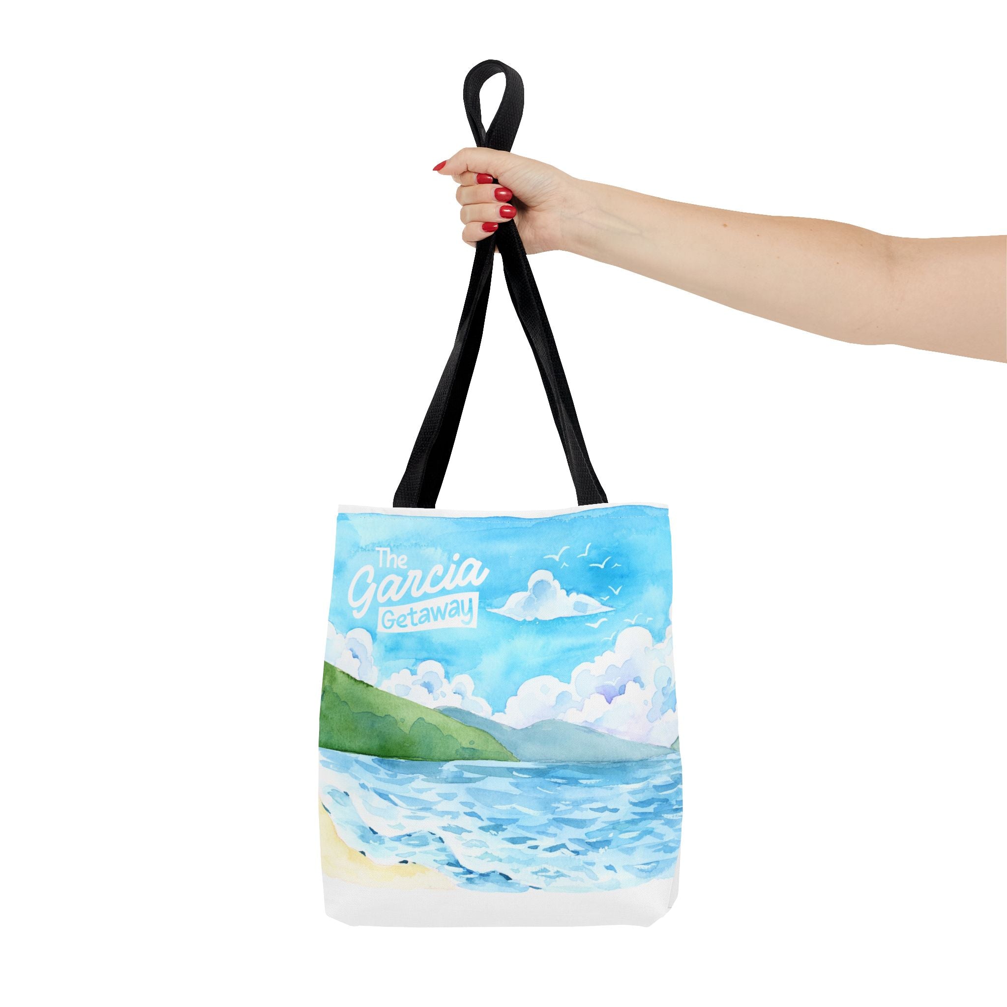 The Garcia Getaway Beachscape Canvas Tote Bag