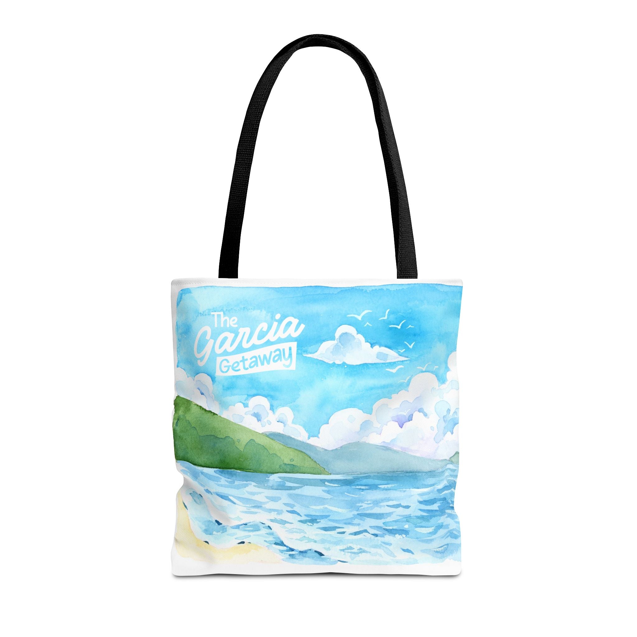 The Garcia Getaway Beachscape Canvas Tote Bag