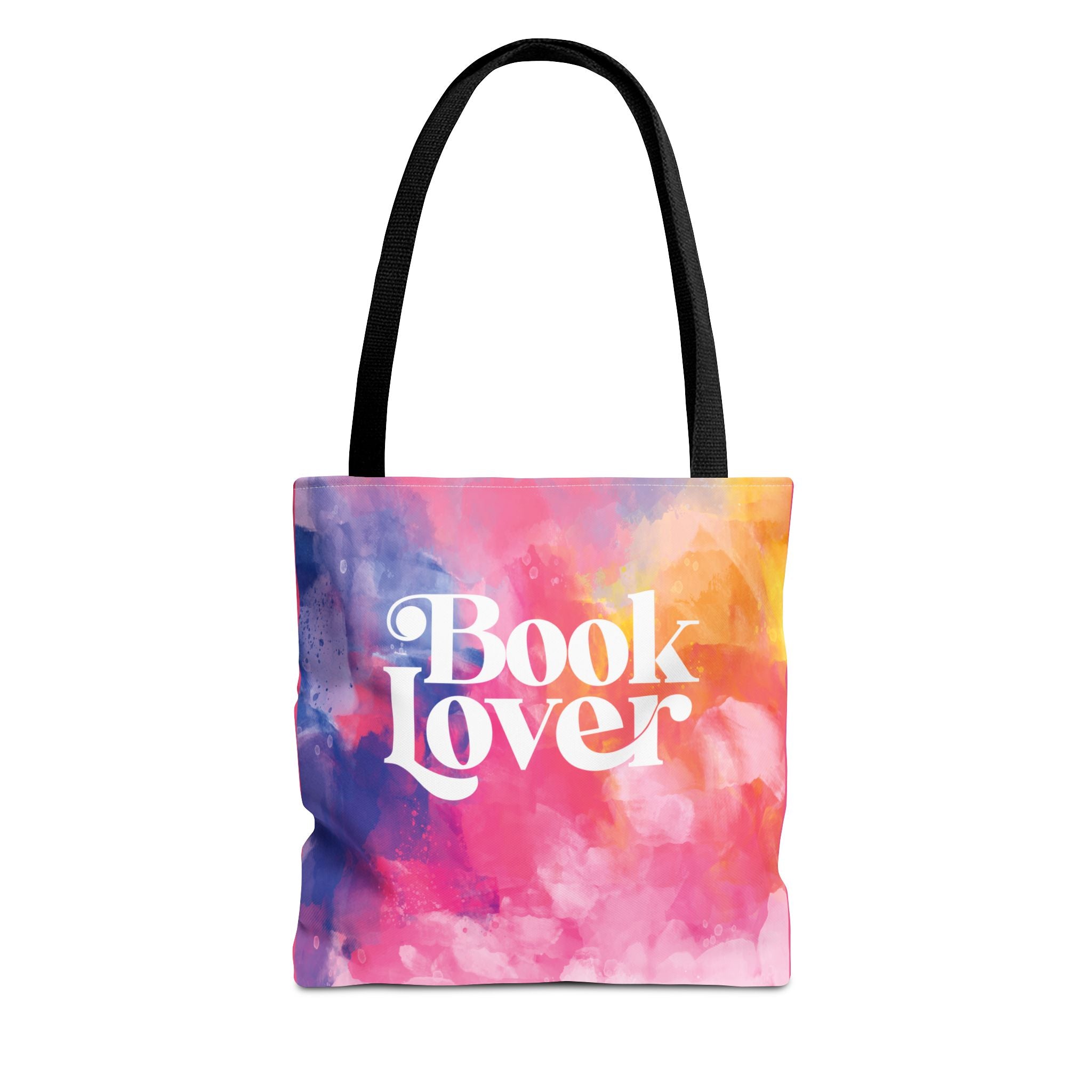 Book Lover Tote Bag — Colorful Watercolor Library Tote