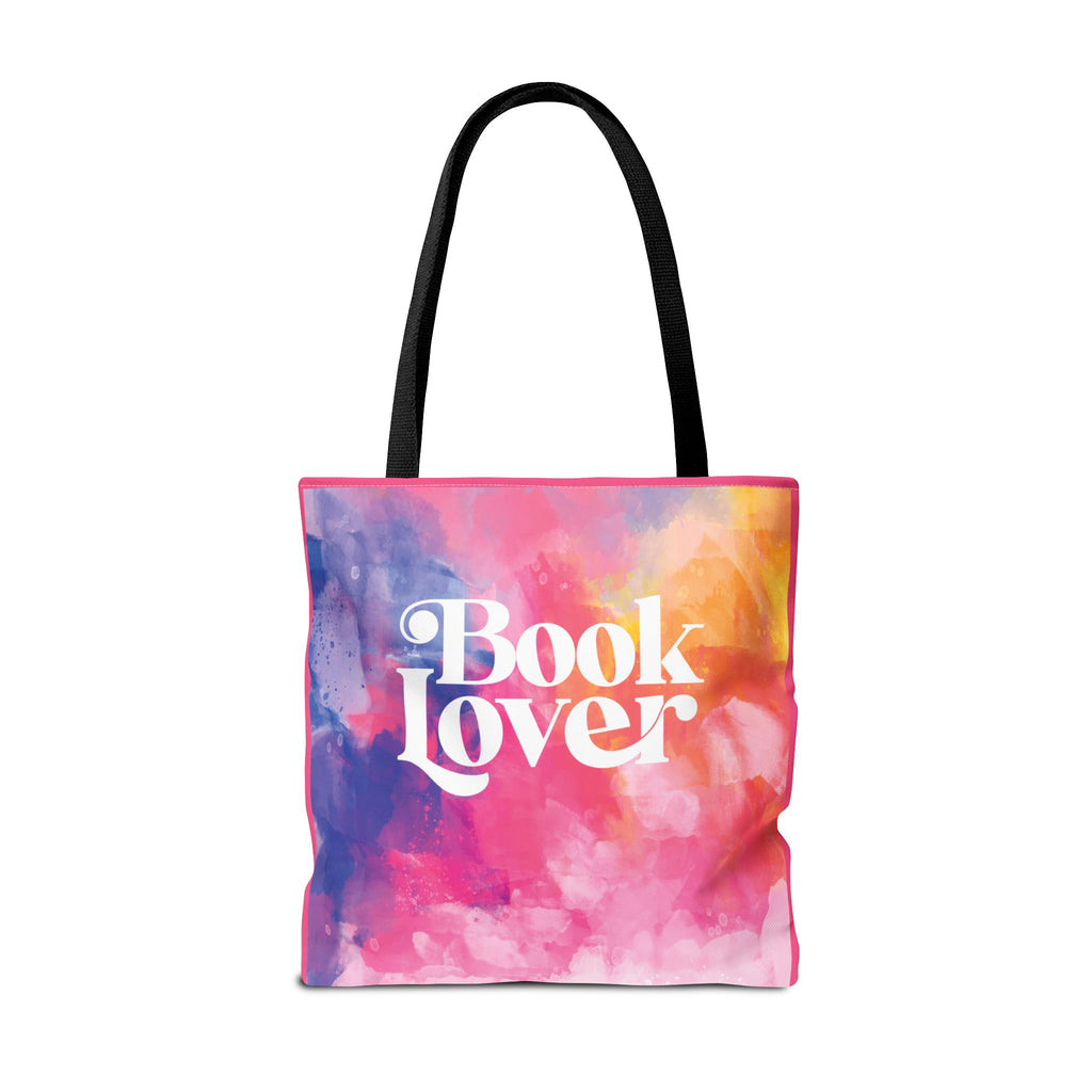 Book Lover Tote Bag — Colorful Watercolor Library Tote