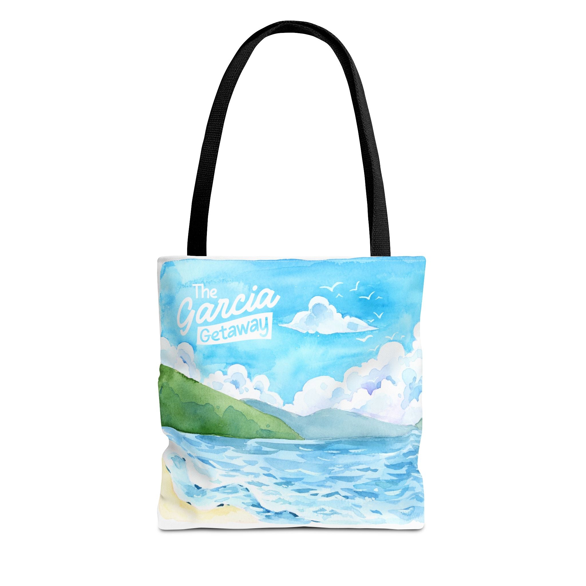 The Garcia Getaway Beachscape Canvas Tote Bag