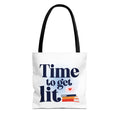 Time to Get Lit - Book Lover Canvas Tote