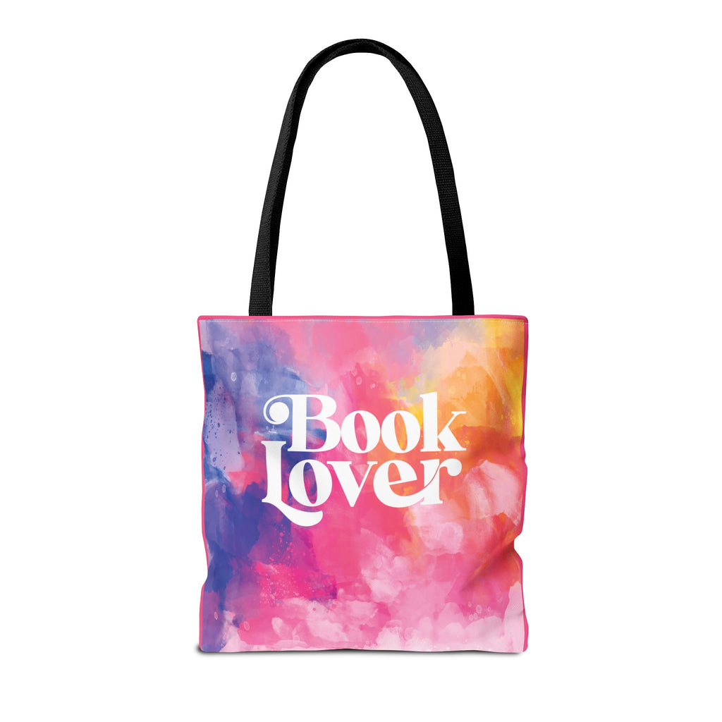 Book Lover Tote Bag — Colorful Watercolor Library Tote