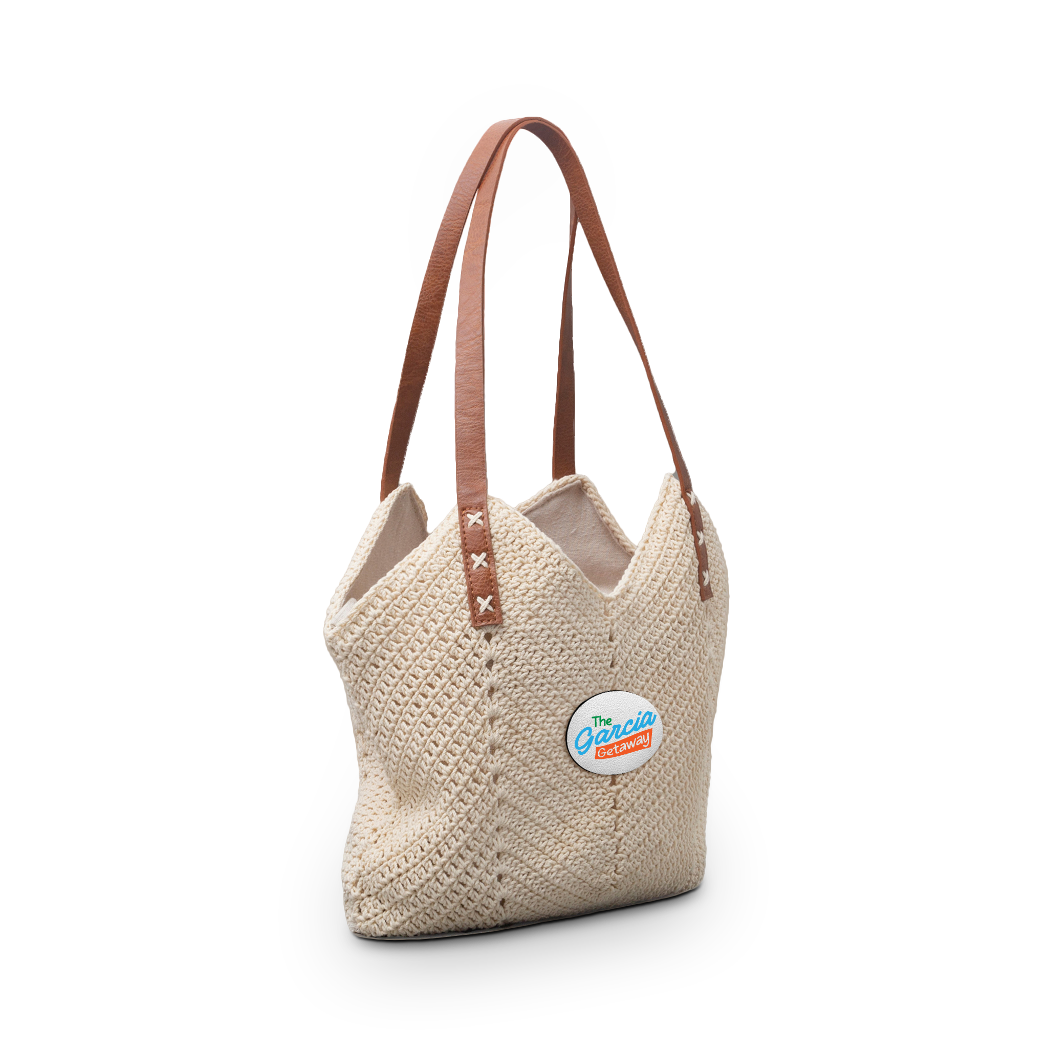 The Garcia Getaway Straw Beach Tote