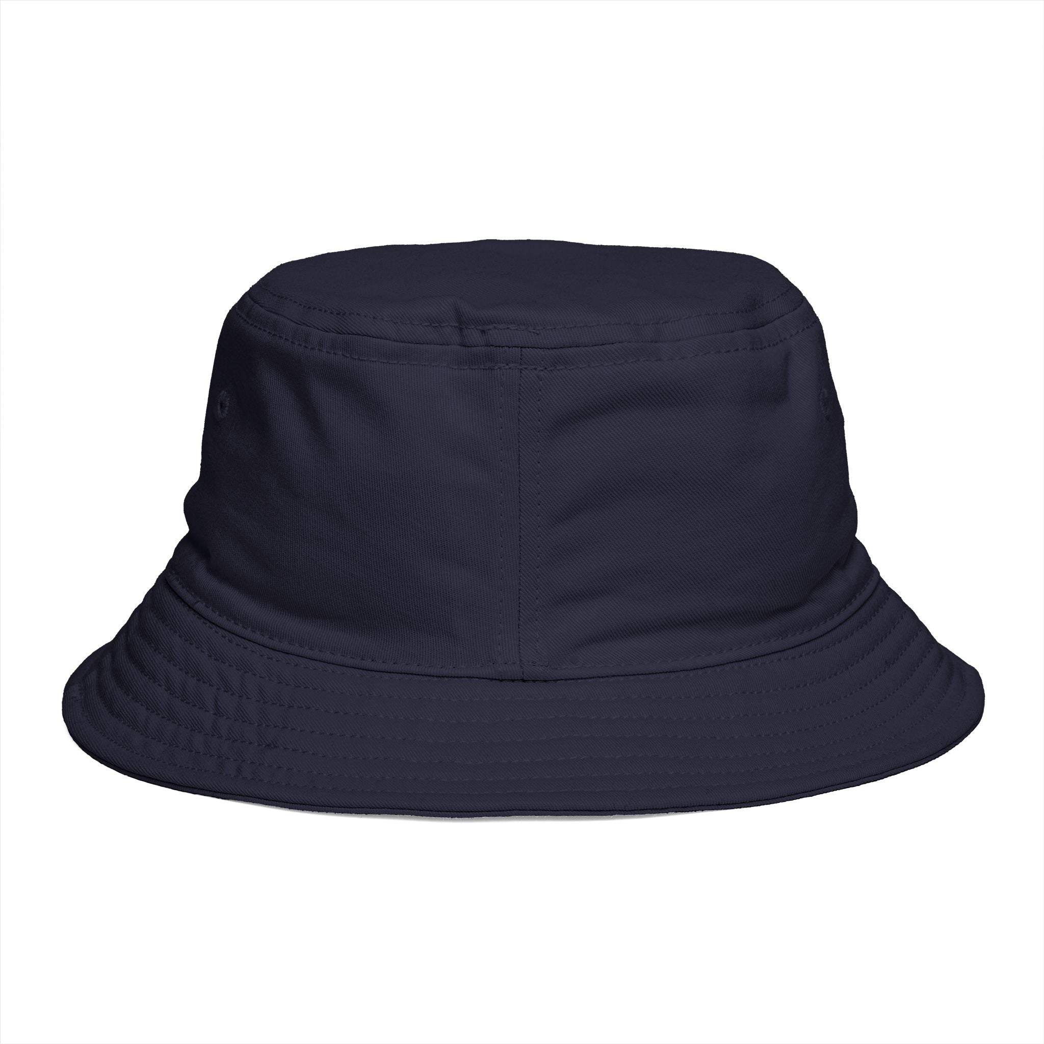 Bucket Hat - "Here For The Vibes" Embroidered Casual Summer Sun Hat