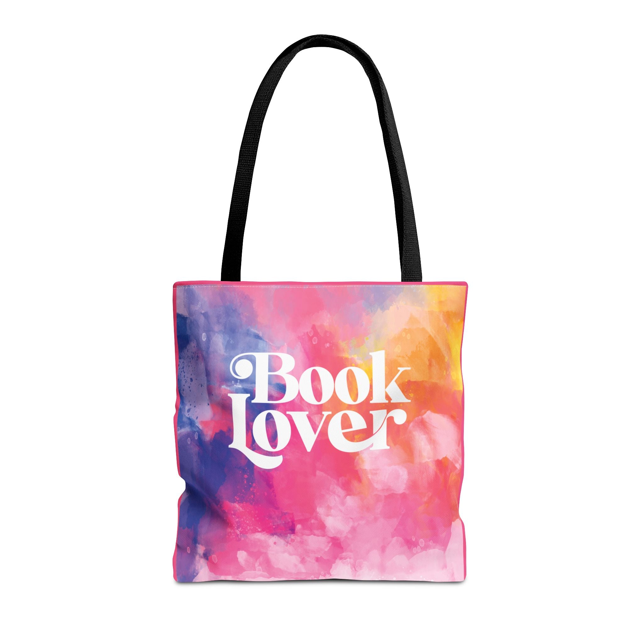 Book Lover Tote Bag — Colorful Watercolor Library Tote
