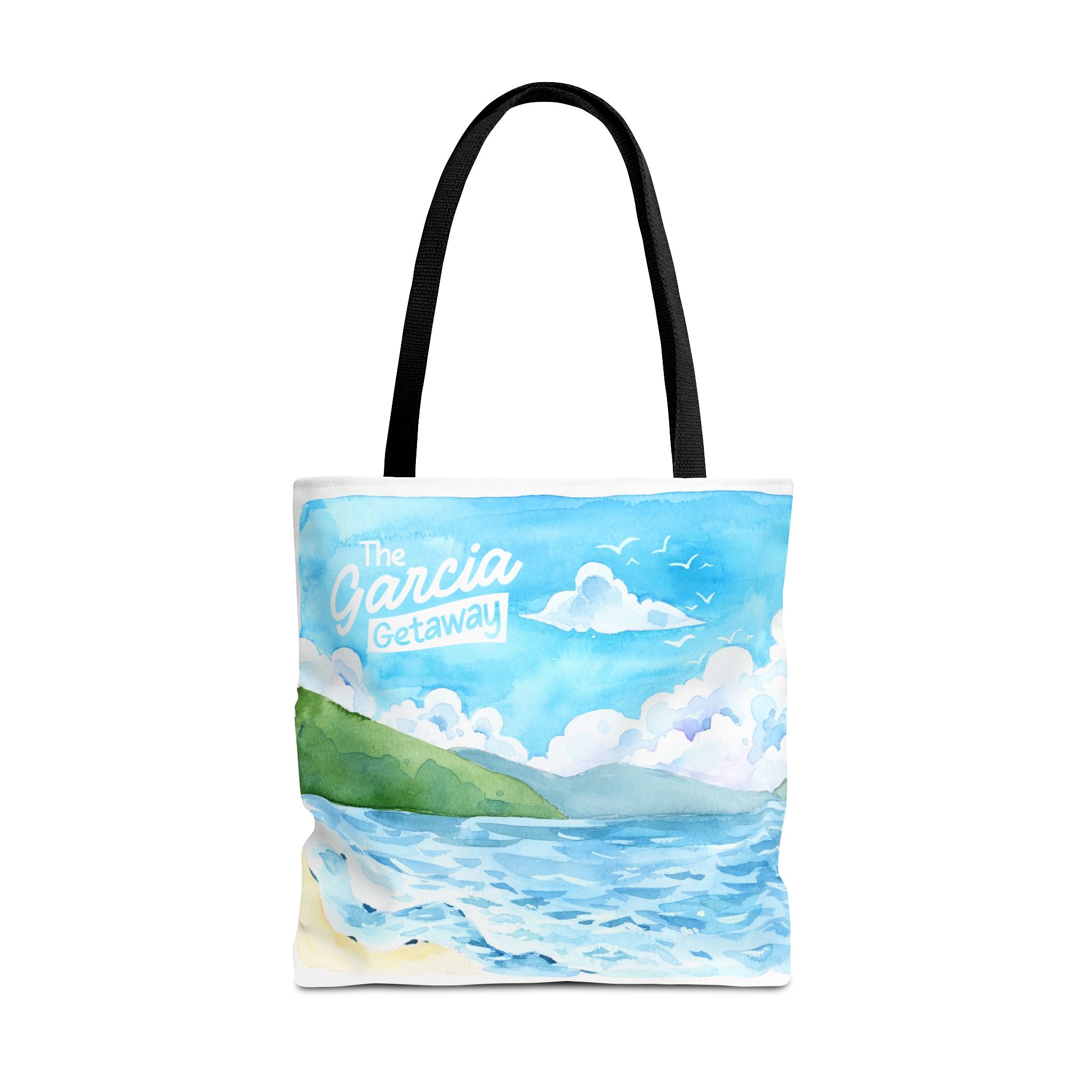 The Garcia Getaway Beachscape Canvas Tote Bag