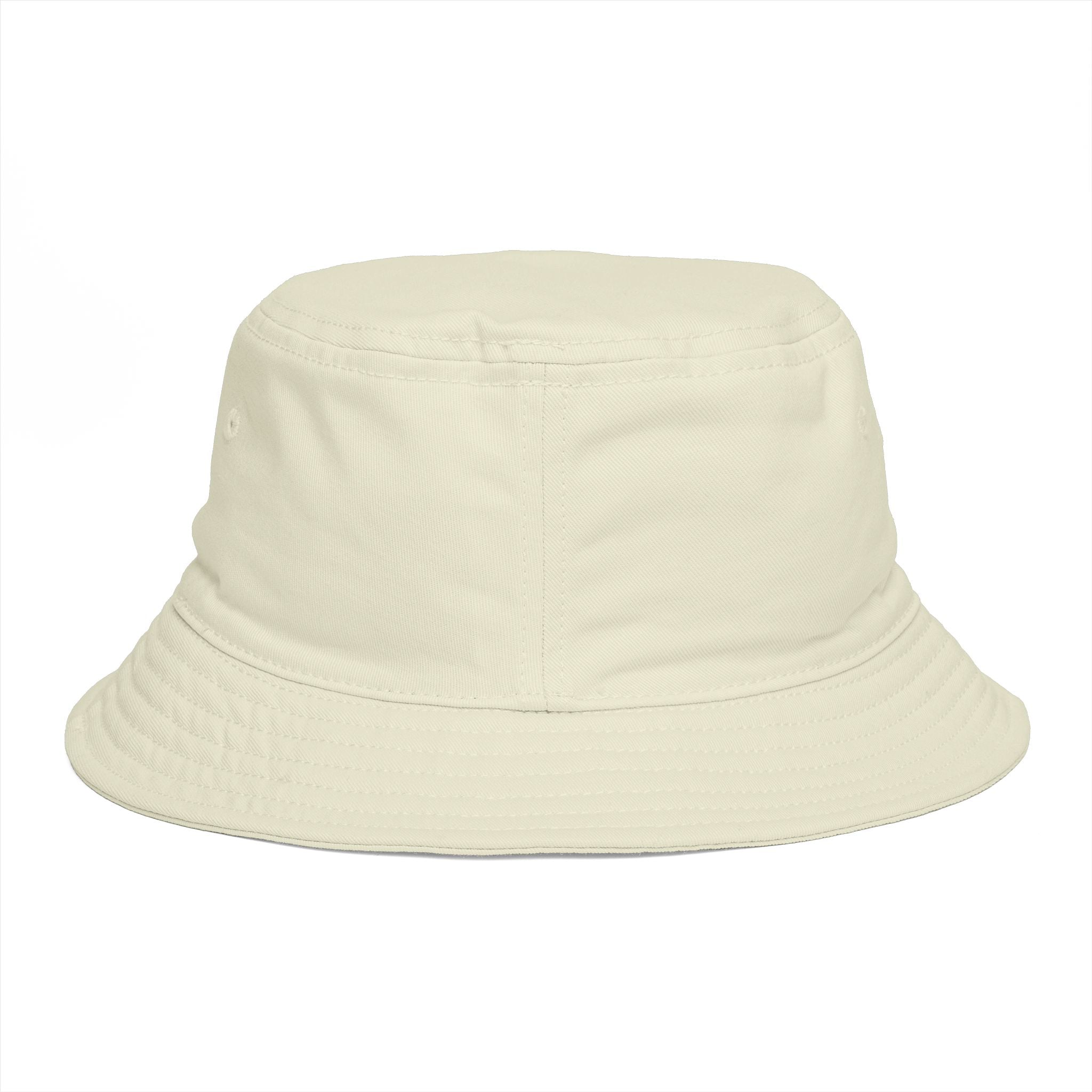 Bucket Hat - "Here For The Vibes" Embroidered Casual Summer Sun Hat